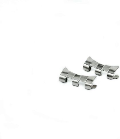 Curved Stainless Steel Brushed/Polished Watch Band Strap Buckle Clasp For Men Women 18mm/19mm/20mm/21mm/22mm in Saudi Arabia