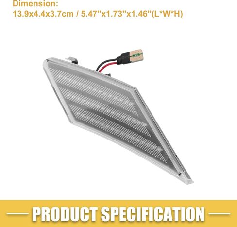 LED الجانب ماركر ضوء 84912CA150 السائق الأمامي الركاب بدوره أضواء الإشارة الحاجز مصابيح Sidemarker لScion FR-S عدسة سوداء العنبر LED ضوء 1 زوج in Saudi Arabia
