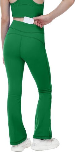 MCEDAR Girls Flare Leggings Buttery-Soft High Waisted Bootcut Yoga Pants with Pocket Bell Bottoms in Saudi Arabia