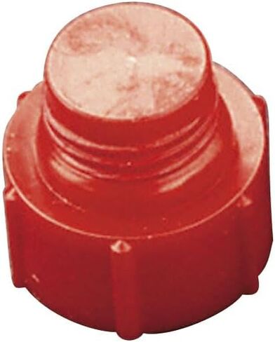 Caplugs 99394973 Plastic Threaded Plug for SAE O-Ring Ports. PDO-108, PE-HD, to Plug Thread Size 3/4-16", Red (Pack of 100) in Saudi Arabia