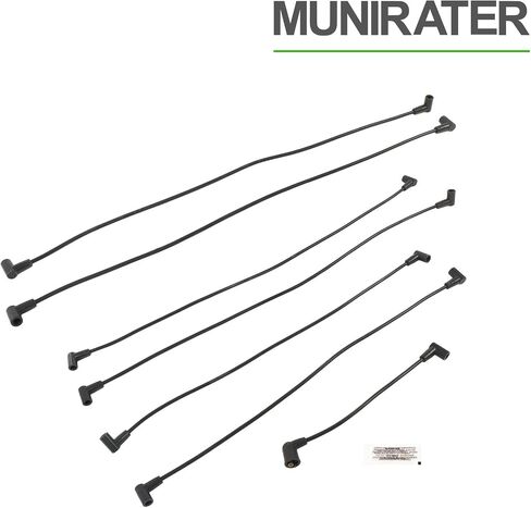 munirater Marine Ignition Wire Set Replacement for 28016 84-816761Q16 Replacement for GM 4.3L V6 Engines in Saudi Arabia
