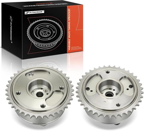 A-Premium 2PCS Intake and Exhaust Variable Valve Timing (VVT) Sprocket Gear Camshaft Adjuster Compatible with Kia Sorento, Sedona, Cadenza, K900 & Hyundai Santa Fe, Genesis, Azera & Genesis G80 in Saudi Arabia