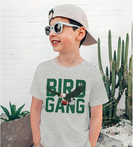 طيول لعبة Boy Boy Game Day Football Birds قمصان قصيرة بأكمام رياضية لفريق كرة القدم. in Saudi Arabia