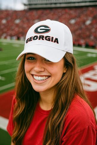 قبعة MVP مرخصة رسميًا من University Georgia Classic Edition بشعار فريق Bulldogs قابل للتعديل in Saudi Arabia