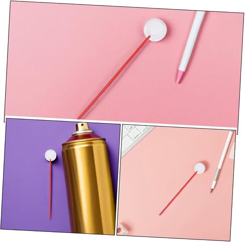 Doitool 20 Pack Can Can Tubes أنابيب يمكن أن يكون Aerosol قش فوهة الصمام لتنظيف Straw Long Straw لا توجد أدوات مطلوبة لصيانة المركبات المنزلية للمكاتب المنزلية in Saudi Arabia