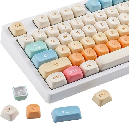 PBT Keycaps XDA Profile 143 Keys Animal Forest Keycaps صبغ التسامي مع شريط مسافة 7U لمفاتيح Cherry MX، Mac Windows PC، لوحات المفاتيح الميكانيكية in Kuwait
