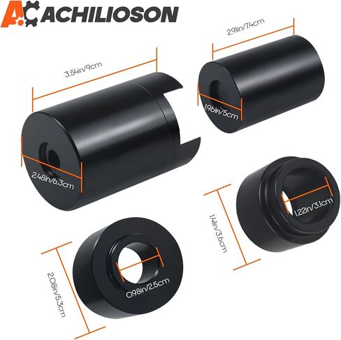 4PCS Ball Joint Service Adapter Kit for Jeep Dodge RAM 1500 Wrangler Cherokee - Compatible for OTC 7894 Press Tool, Upper/Lower Joint Removal & Installation Set in Saudi Arabia
