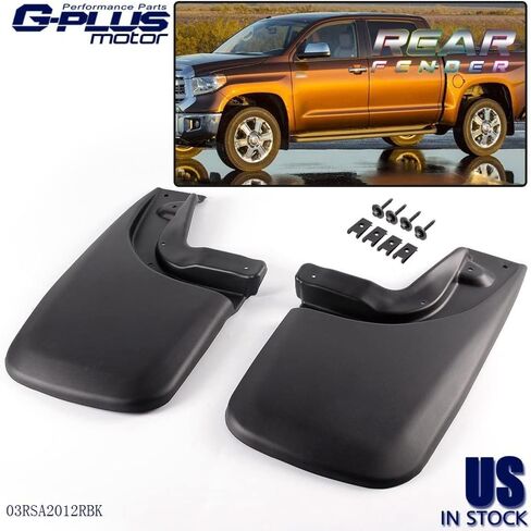 G-PLUS Heavy Duty Molded Mud Flaps Compatible with Toyota Tacoma with Fender Flares 2005-2015 Mud Guards Splash Front & Rear Mudguards Black Set of 4 in Saudi Arabia