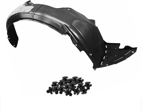 Parts N Go Fender Liner w/Clips for 2017-2018 Forte Sedan Front Right Passenger Side KI1249153 86812B0000 in Saudi Arabia