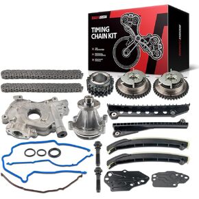 Torchbeam 5.4L Triton Timing Chain Kit for Ford F150/F250/F350 2004-2008 ، Cam Phasers ، etentioners ، crank gear in Kuwait