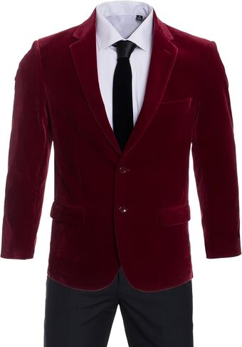 Premium Modern Fit Velvet Blazers-Dinner Jackets-Many Color in Saudi Arabia