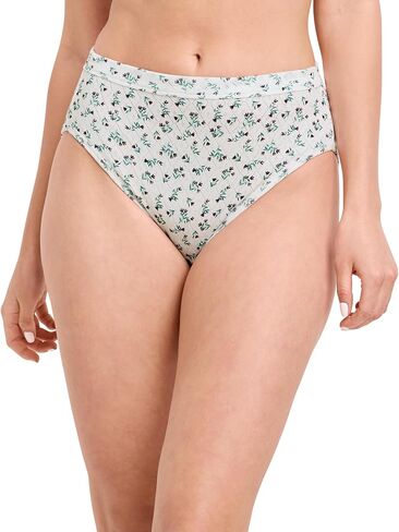 Jockey Women's Underwear Plus Size Elance Hipster - 3 Pack, Soft Rose/Avenue Geo/Turquoise Cloud, 9 in Saudi Arabia