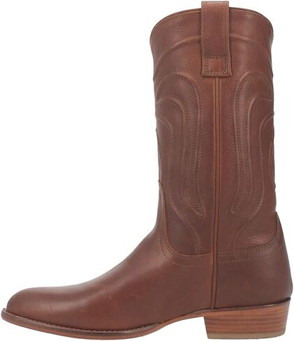 Dingo Mens Montana Round Toe Casual Boots Mid Calf - Black in Saudi Arabia