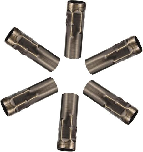 6Pcs Vintage Chandelier Sleeves for Sockets Candle Covers Elegant Lighting Accessories Enhance Atmosphere with Unique Design and Luxurious Texture in Saudi Arabia