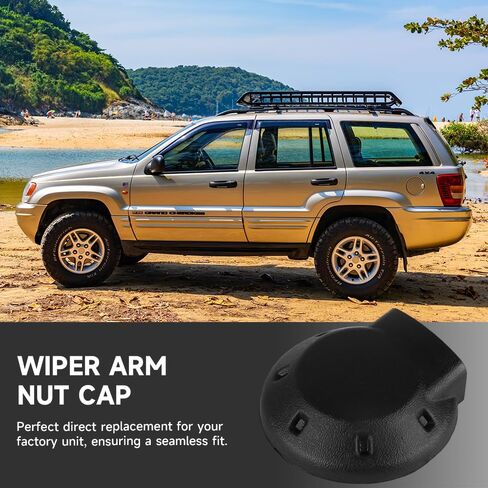 قسط غطاء جوز Arm Arm Arm Arm الخلفي الممتاز لجيب Grand Cherokee 2005-2009 لجيب Commander 2006-2010 | البلاستيك المقاوم للطقس | يحل محل 55156514AC in Saudi Arabia