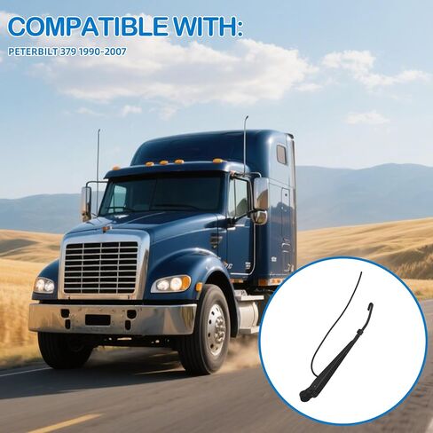 طقم ذراع ممسحة الزجاج الأمامي متوافق مع Peterbilt 379 1990-2007 استبدال 602-5411 R236002 طول 14.2 بوصة قصيرة in Saudi Arabia