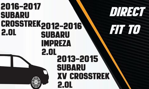 مرنان ، أنابيب وسيطة ، مجموعة العادم كاتم الصوت متوافقة مع Subaru Crosstrek 2016-2017 ، XV Crosstrek 2013-2015 ، و Impreza 2012-2016 2.0L | العادم الشمالي الشرقي من الفولاذ المقاوم للصدأ in Saudi Arabia