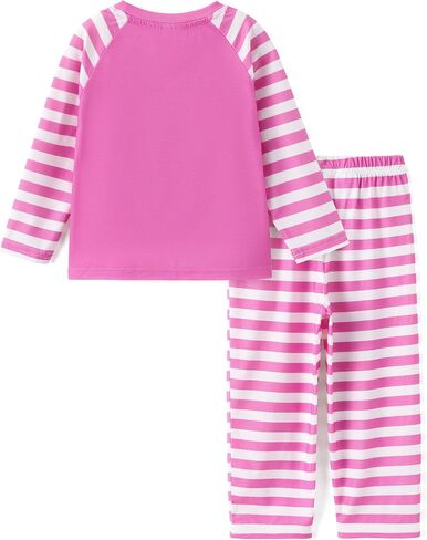 My Little Pony Girls Pajama مجموعة المهر طباعة طويلة الأكمام الطويلة خريف الخريف ملابس النوم المريحة لطفل يونيكورن PJS 2-6 سنوات in Saudi Arabia