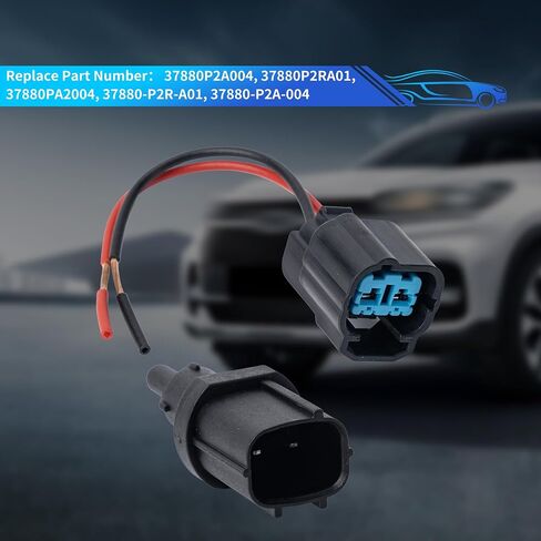 مستشعر درجة حرارة الهواء RLDYM مع موصل Pigtrain Harness 37880P2A004 لـ 1996-2000 Honda Civic Del Sol Insight 2000-2006 ، استبدال 37880P2RA01 37880PA2004 37880-P2R-A01 37880-P2A-004 in Kuwait