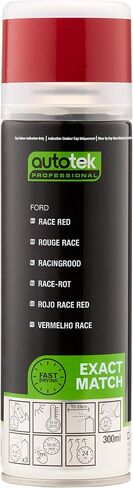 Autotek Professional Exact Match Car Spray Paint, Ford Race Red Aerosol Spray, 300 ml in Kuwait
