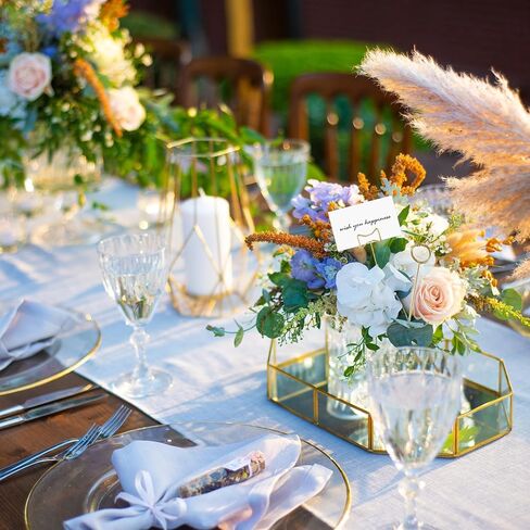 Uxcell 30 PCS Table Card Mostuders ، 11.8 Round Metal Craft Clips Clips Clips Clip Number Accounders for Wedding ، Memo ، Restaurant ، Gold in Saudi Arabia