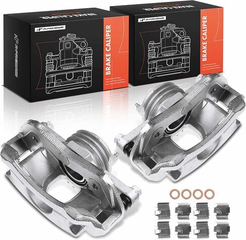 A-Premium Disc Brake Caliper Assembly with Bracket Compatible with Select Kia Models - For Sportage 1998 1999 2000 2001 2002, L4 2.0L - Front Left Driver Side in Saudi Arabia