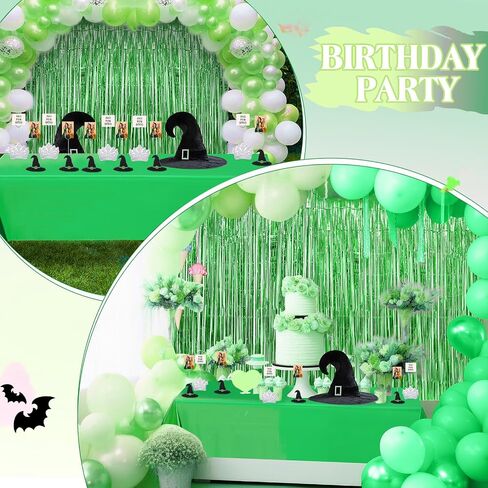 12 Pcs Witch And Princess Table Number Holders, Witch Theme Party Favor Wooden Hat and Crown Photo Card Holder Name Card Picture Stand for Pink and Green Birthday Decor in Saudi Arabia