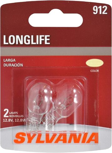 SYLVANIA - 912 Long Life Miniature Bulb, (Contains 2 Bulbs) in Saudi Arabia