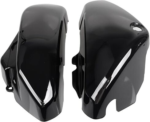1 Pair Left Right Battery Fairing Side Covers for Suzuki Boulevard Voluisa C50 C50T C50B C50C VL800 VL400, Chrome (ABS Plastic) in Saudi Arabia