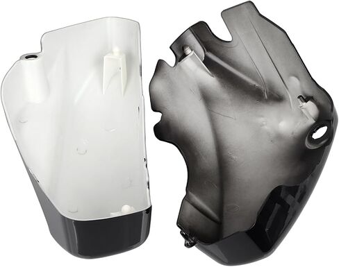 1 Pair Left Right Battery Fairing Side Covers for Suzuki Boulevard Voluisa C50 C50T C50B C50C VL800 VL400, Chrome (ABS Plastic) in Saudi Arabia
