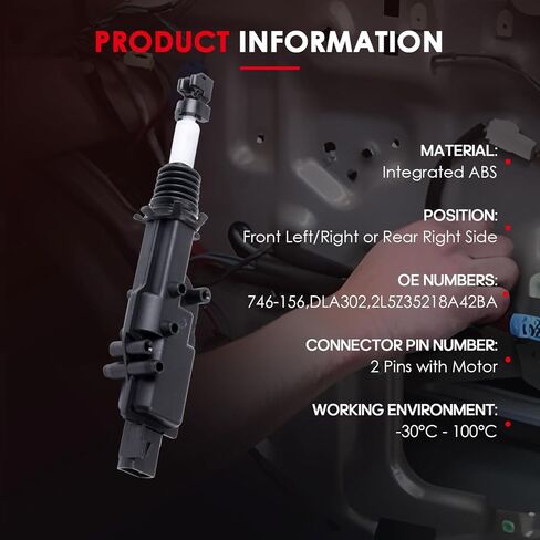 CCIYU Door Latch Lock Actuator Front Left/Right or Rear Right Compatible for Ford Explorer 1991-2001,for Ford for F-150 F-250 F-350 1992-1993 Door Lock Actuators Replaces 746-156 in Kuwait