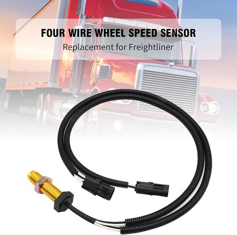 SAA85920038 4 Wires Wheel Speed Sensor, Replacement for Freightliner Replacement for International Replacement for Cummins, Replace F238840 1658556C91 3078152 in Saudi Arabia