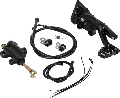 مجموعة دواسة فرامل القدم الخلفية لنحل Surron Light Bee ، رافعة قوس CNC الهيدروليكية 6061 مع كابل للدراجة الأوساخ الكهربائية Sur Ron Light Bee X و S/X160/X260 in Saudi Arabia