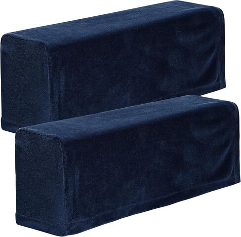 Soft Stretch Plush Armrest Covers, Stretch Armrest Covers for Chairs Sofas, Couch Arm, Furniture Protector Armchair Slip for Recliner, Set of 2,45x16x20cm in Saudi Arabia