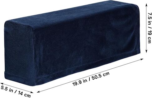 Soft Stretch Plush Armrest Covers, Stretch Armrest Covers for Chairs Sofas, Couch Arm, Furniture Protector Armchair Slip for Recliner, Set of 2,45x16x20cm in Saudi Arabia