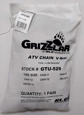 GTU-529 ATV 2 سلاسل إطارات سلم السلم مع توتر 24 × 8-11 24 × 8-12 25x8-12 in Kuwait