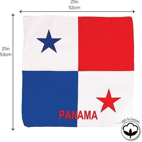 Motique Accessories Large Cotton Bandanas - Honduras Flag Honduran Bandanna in Kuwait