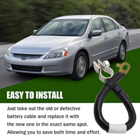 Negative Battery Ground Wire Assembly Compatible with Honda Accord EX/LX 2003-2007 Hybrid 2005-2007 SE 2005 DX 2005 EX-L 2007 Special Edition Special Edition 2007 Replace for 32600-SDB-A00 in Saudi Arabia