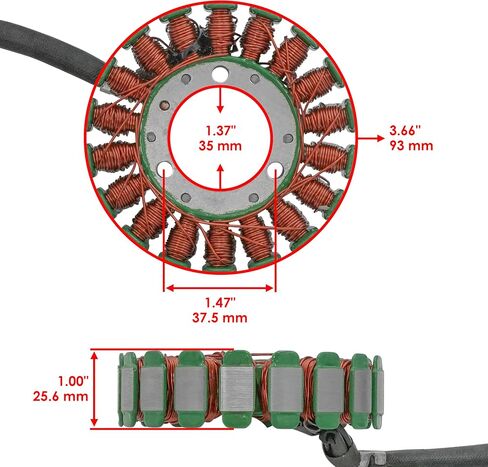 Caltric Stator Compatible With Polaris Phoenix 200 2005-2024 in Saudi Arabia