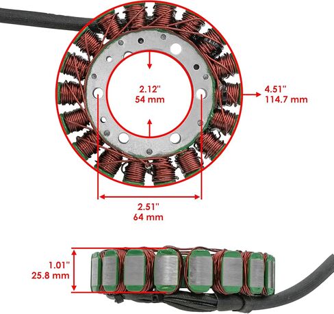 Caltric Stator Regulator Rectifier W/Gasket Compatible With Arctic Cat Prowler 650/Xt 650 2006-2009 in Saudi Arabia