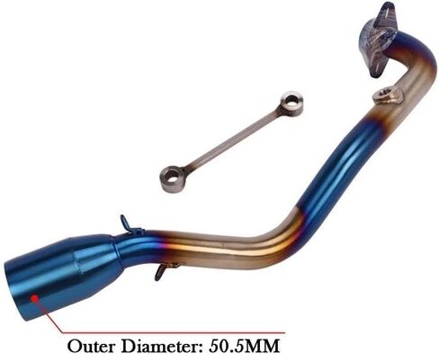 Slip On for Yamaha for Cygnus-X for Cygnus X 125 125cc 2015-2019 Motorcycle Exhaust Front Link Pipe Escape Moto Muffler Scooter Modify in Saudi Arabia