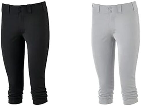 Mizuno Youth Girl's Prospect Softball Pant, Black, Large Youth Girl's Prospect Softball Pant, Grey, Large in Saudi Arabia