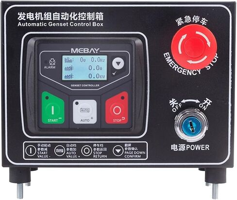 DC30D Diesel Generator Controller Auto Start Stop Genset Engine Control Box Cabinet BX30D USB Interface PC (DC30D Controller) in Saudi Arabia