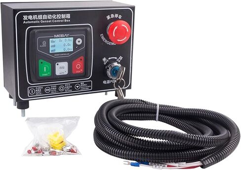 DC30D Diesel Generator Controller Auto Start Stop Genset Engine Control Box Cabinet BX30D USB Interface PC (DC30D Controller) in Saudi Arabia