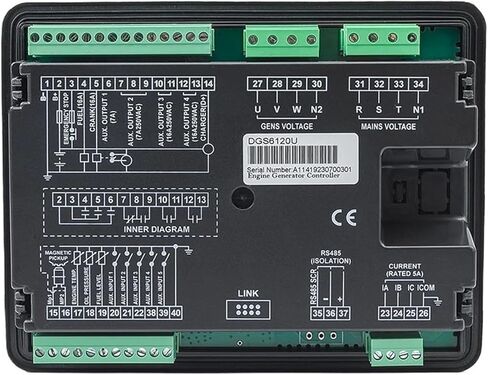 6120U 6110U Generator Controller Auto Start Opt Module لأجزاء Genset ATS ATS لوحة مربع استبدال HGM6120N (6120U) in Saudi Arabia