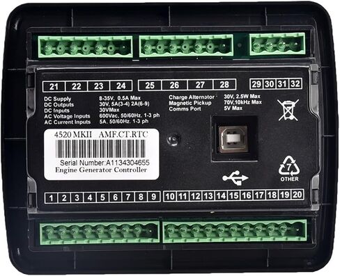 DSE4520 MKII Generator Controller Auto Mains Mains Mains Module Genset Parts DSE 4520 MKII (استبدال DSE4520) in Saudi Arabia