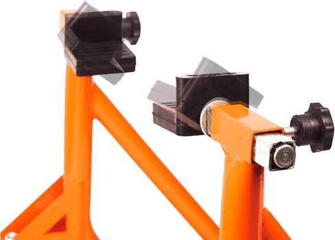 Grand Pitstop Universal Paddock Paddock Stand للدراجة النارية مع Swingarm Rest (360 درجة مفككة ، برتقالية أسود ، دراجة نارية تصل إلى 500 رطل/ 226 كجم) in Kuwait