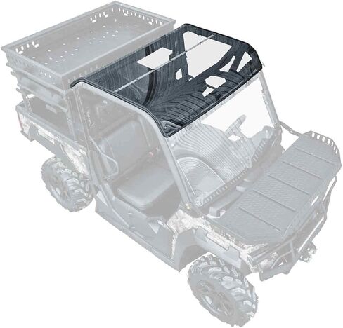 SuperATV Dark Tint Roof for 2020+ Tracker 800SX | 1/4" Polycarbonate | Made in the USA | Give Full Visibility | Snug, Rattle-Free Fit in Saudi Arabia