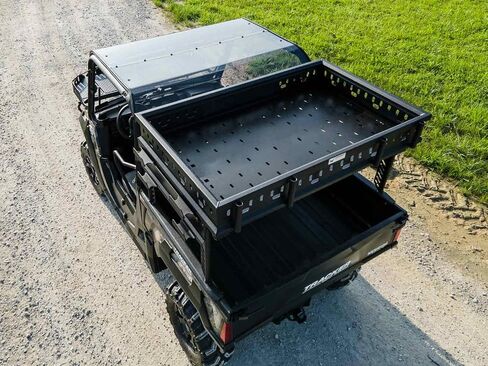 SuperATV Dark Tint Roof for 2020+ Tracker 800SX | 1/4" Polycarbonate | Made in the USA | Give Full Visibility | Snug, Rattle-Free Fit in Saudi Arabia