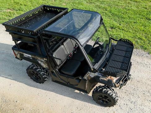 SuperATV Dark Tint Roof for 2020+ Tracker 800SX | 1/4" Polycarbonate | Made in the USA | Give Full Visibility | Snug, Rattle-Free Fit in Saudi Arabia